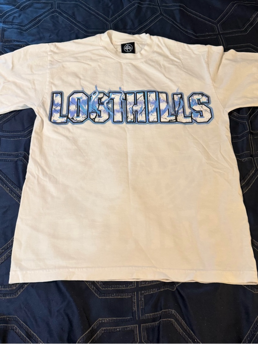 Lost Hills Heavyweight Oversized White Short Sleeve Tee